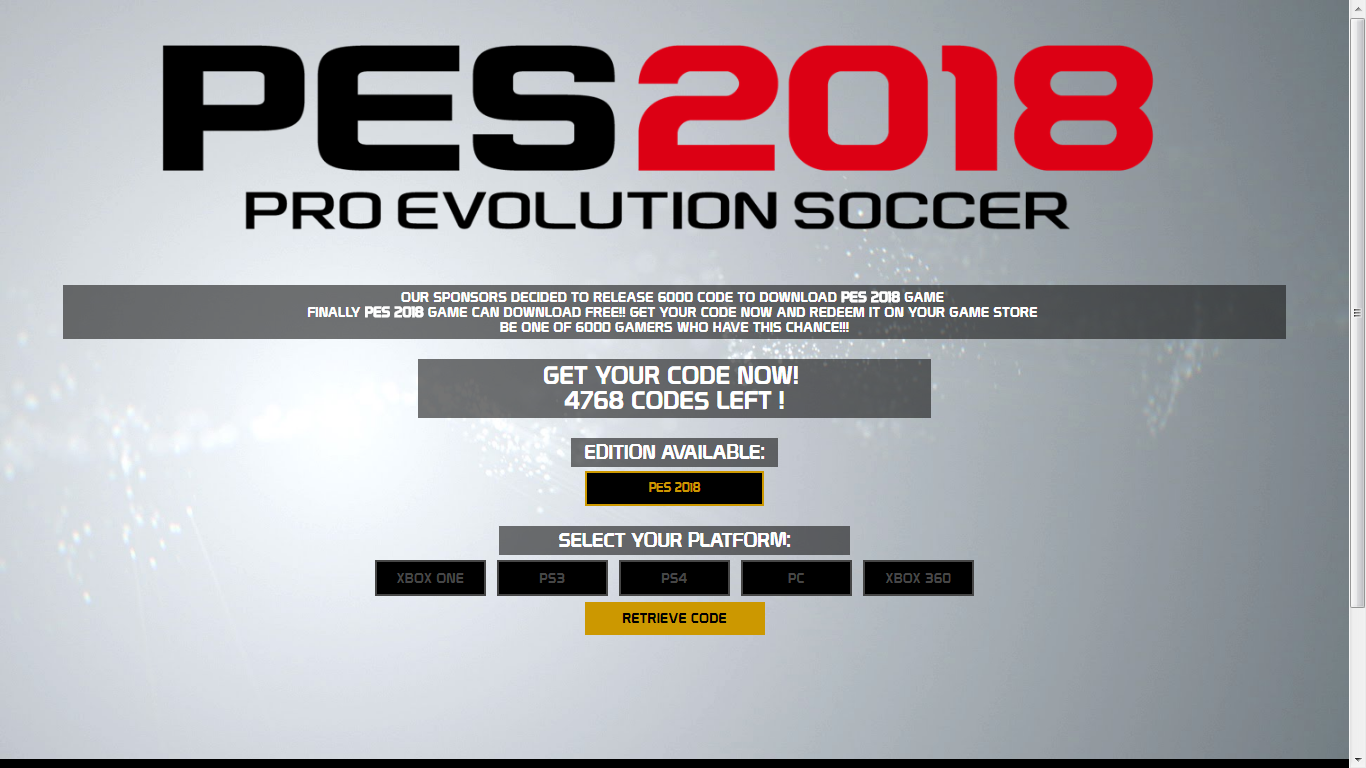 licence key for pes 2016